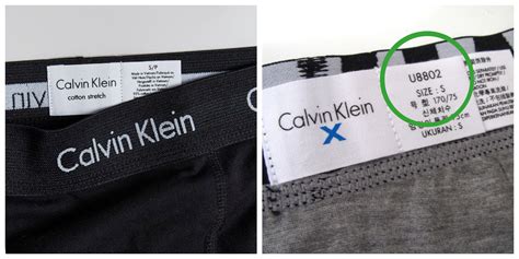 calvin klein counterfeit text.